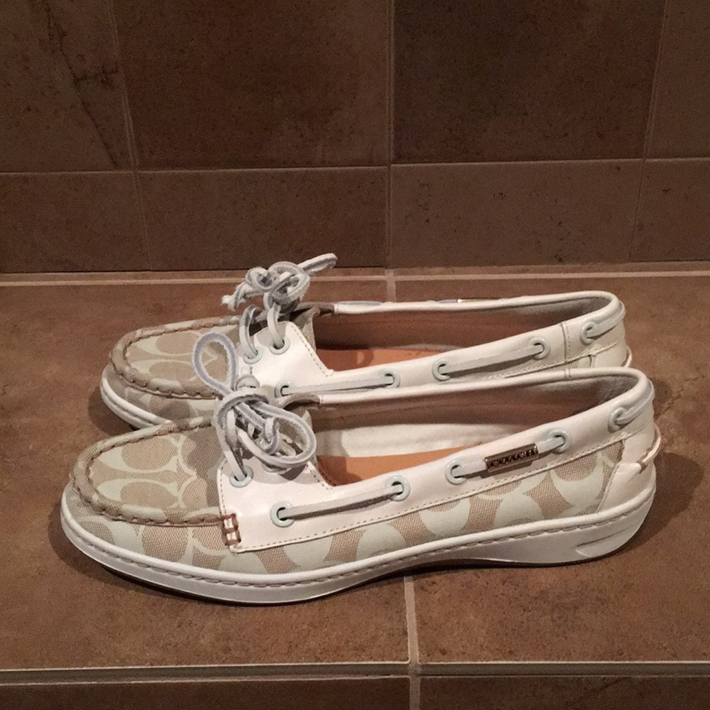 COACH Richelle Fabric Boat Shoes